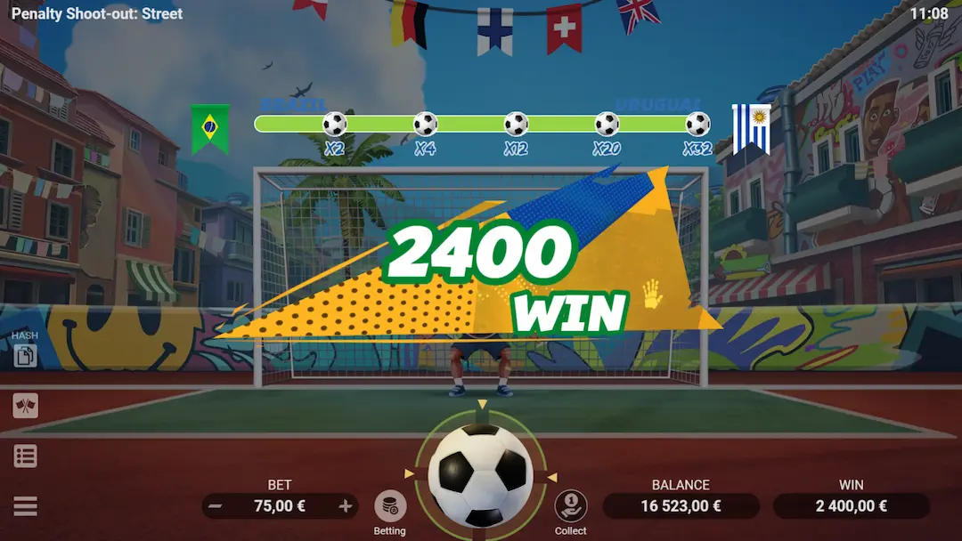 Dos modos de juego: gratuito y con dinero real